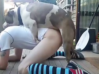 Alternative Twink Boy Fully Submits To Family Dog